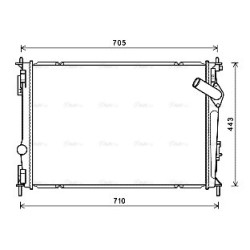 Radiator - Engine Cooling - AVA DNA2419