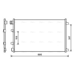 AC Condenser - AVA DNA5281