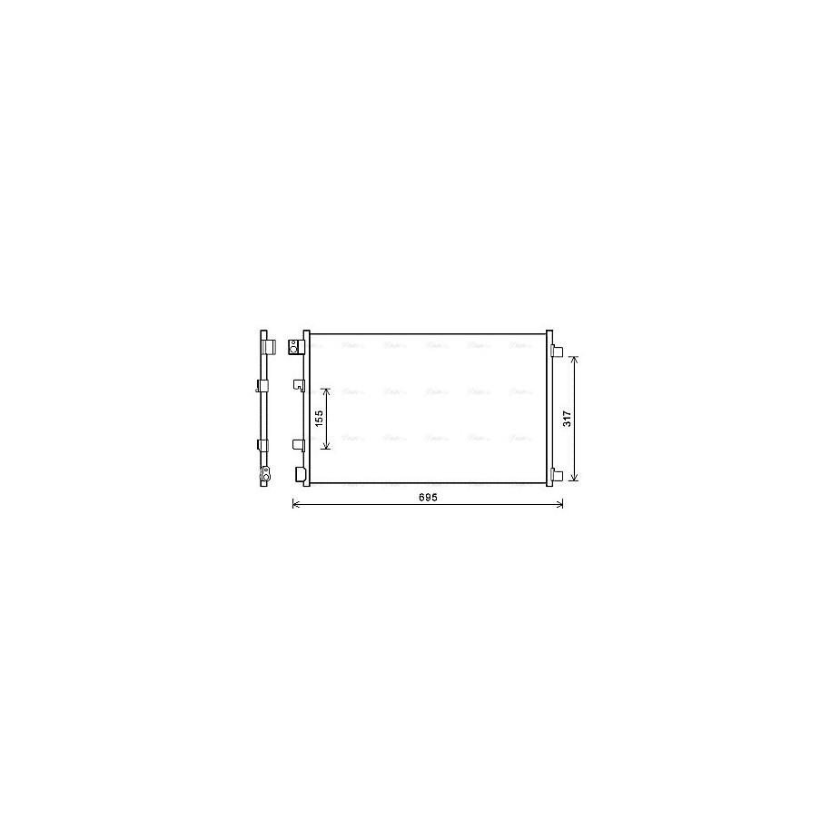 AC Condenser - AVA DNA5281