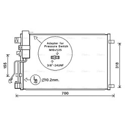 AC Condenser - AVA DNA5283D
