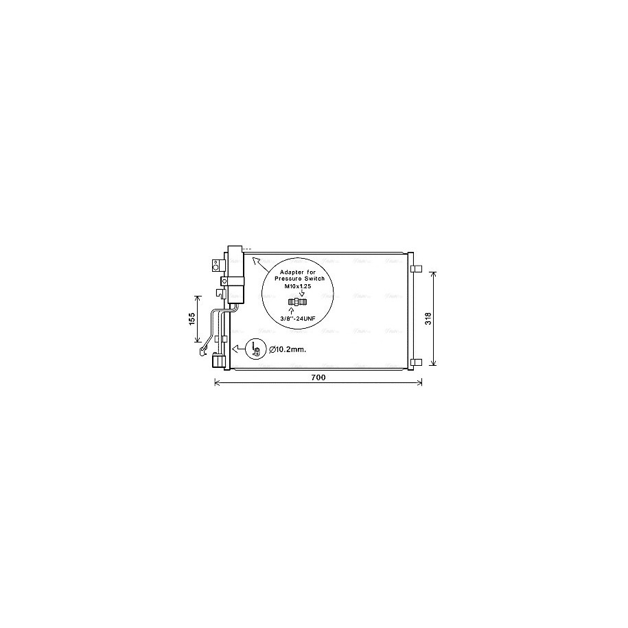 AC Condenser - AVA DNA5283D