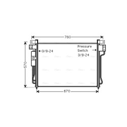 AC Condenser - AVA DNA5299D