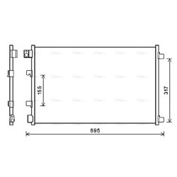AC Condenser - AVA DNA5406