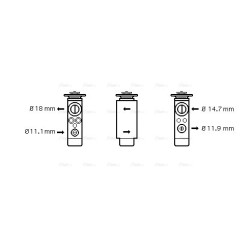 AC Expansion Valve - AVA FD1380
