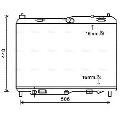 Radiator - Engine Cooling - AVA FD2441