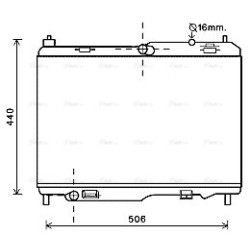 Radiator - Engine Cooling - AVA FD2442