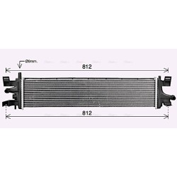 Radiator - Engine Cooling - AVA FD2663