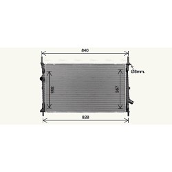 Radiator - Engine Cooling - AVA FD2679