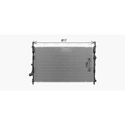 Radiator - Engine Cooling - AVA FD2679