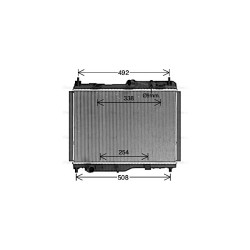 Radiator - Engine Cooling - AVA FD2681