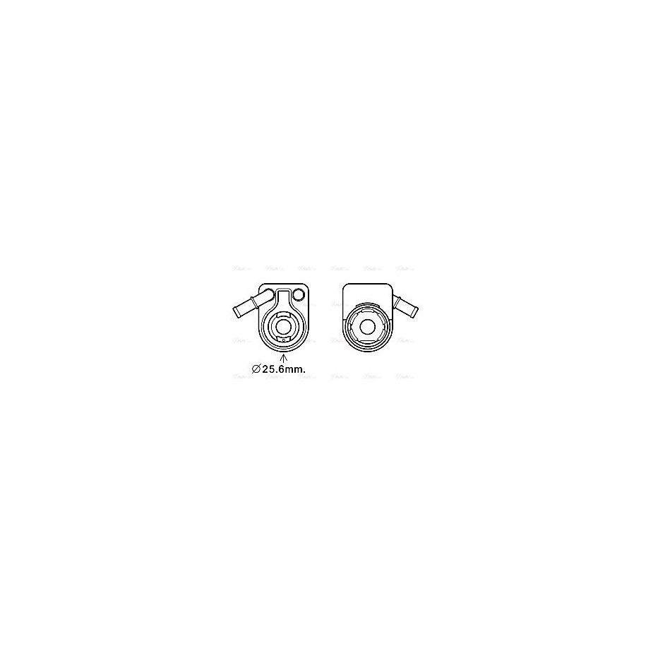 Engine Oil Cooler - AVA FD3622