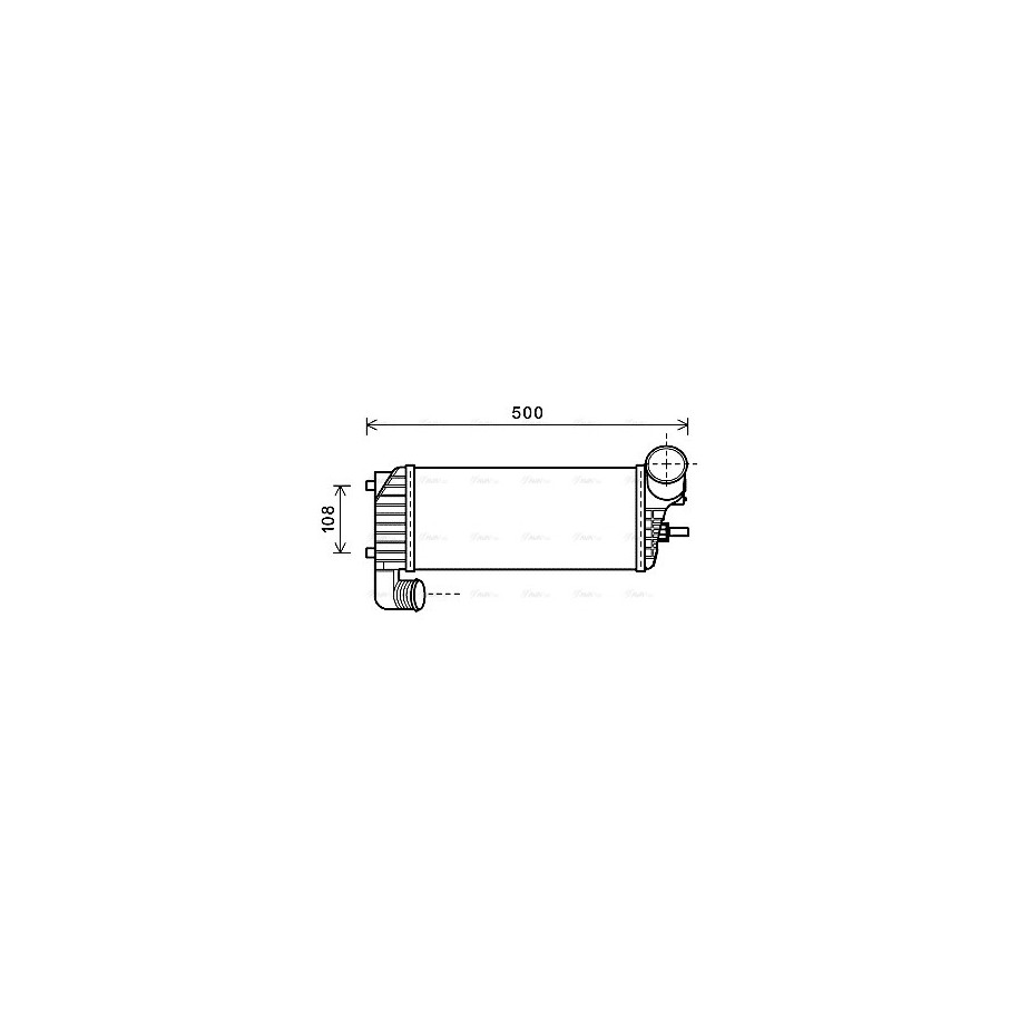 Intercooler - AVA FD4574