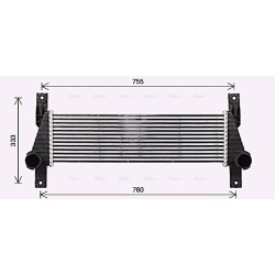 Intercooler - AVA FD4655