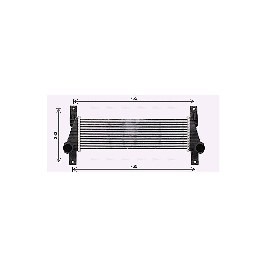 Intercooler - AVA FD4655