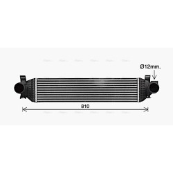 Intercooler - AVA FD4691
