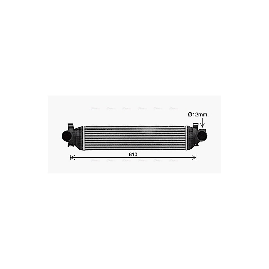 Intercooler - AVA FD4691