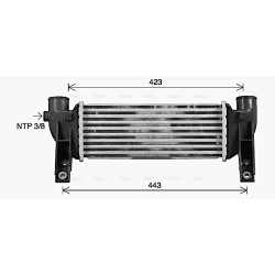 Intercooler - AVA FD4697