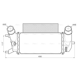Intercooler - AVA FD4702