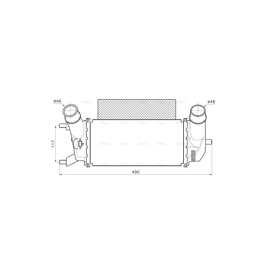 Intercooler - AVA FD4702