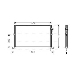 AC Condenser - AVA FD5334