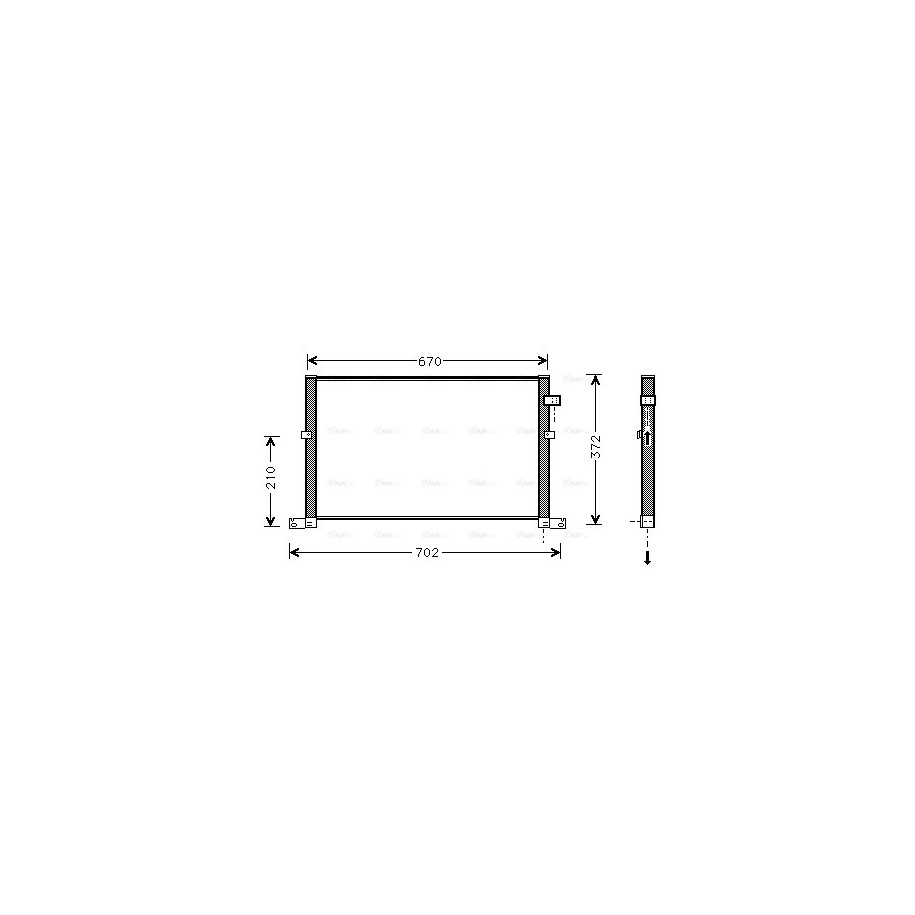 AC Condenser - AVA FD5334