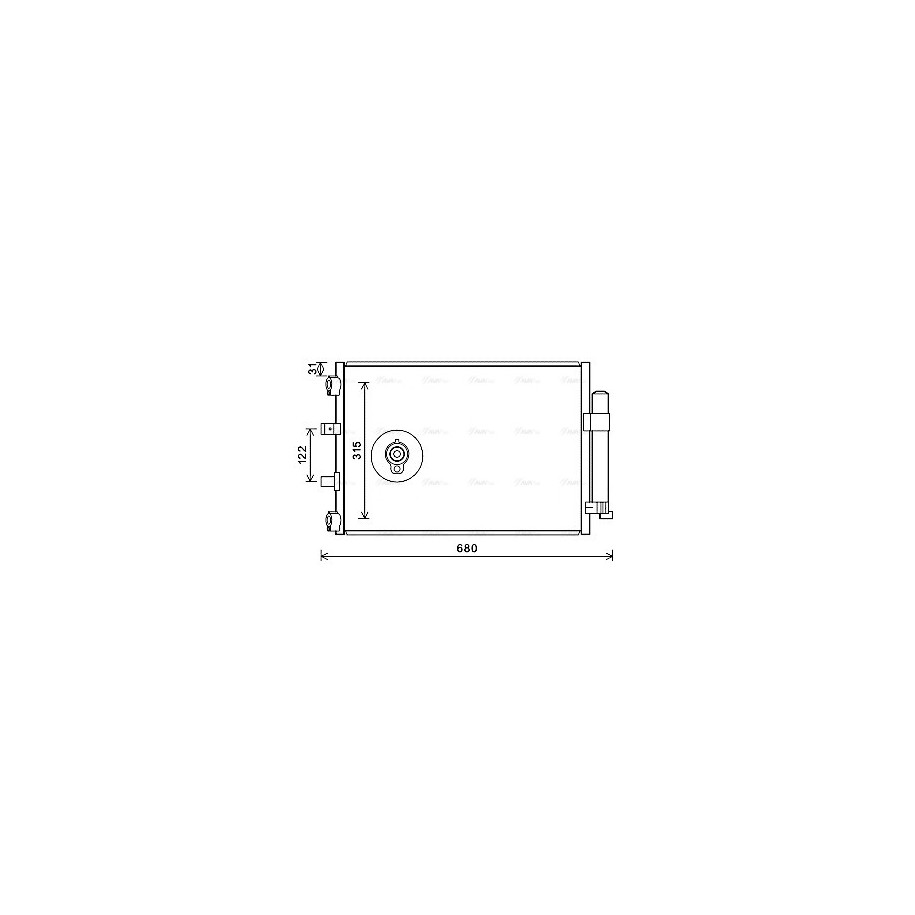 AC Condenser - AVA FD5487D