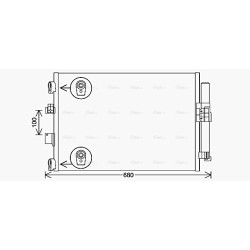 AC Condenser - AVA FD5654D
