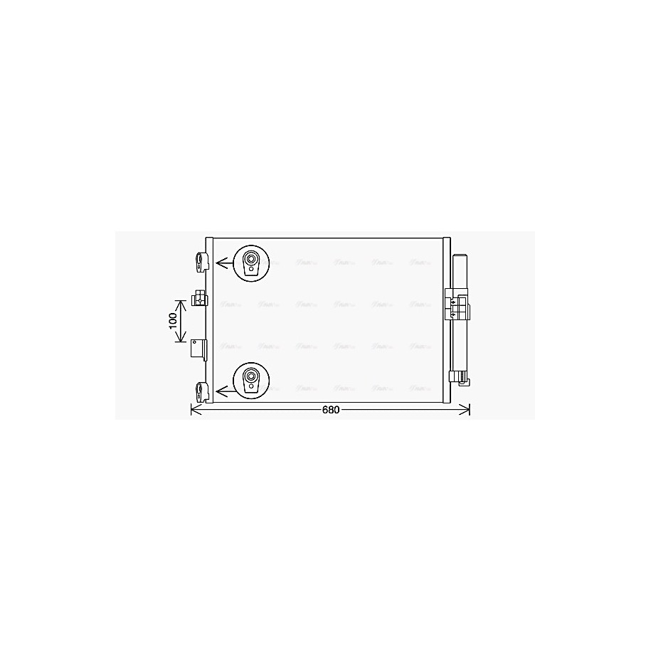 AC Condenser - AVA FD5654D
