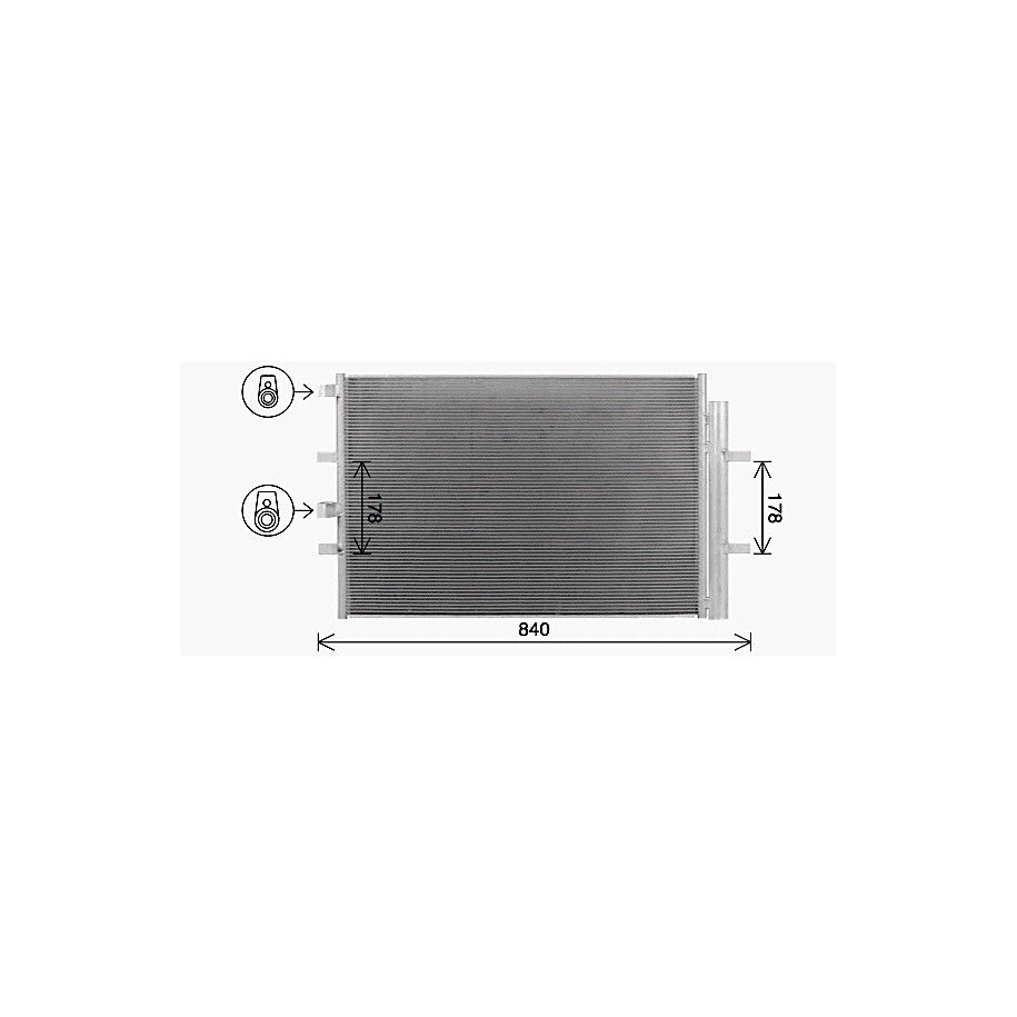 AC Condenser - AVA FD5675D
