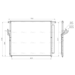 AC Condenser - AVA FD5706D