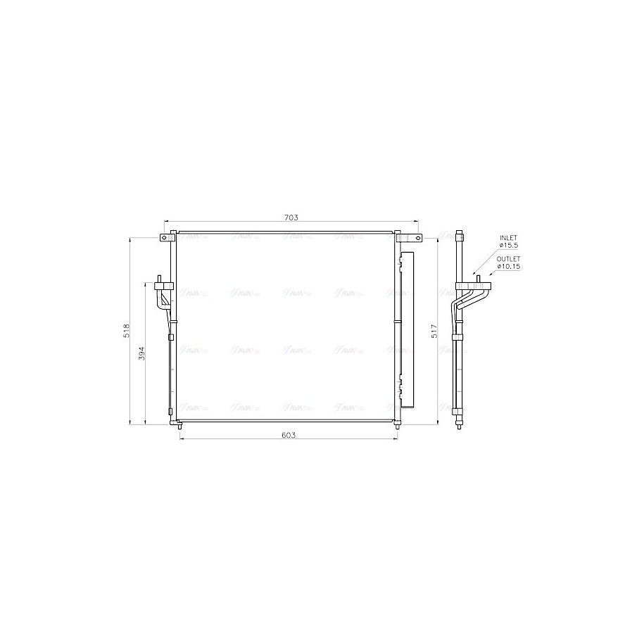AC Condenser - AVA FD5706D
