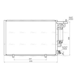 AC Condenser - AVA FD5707D