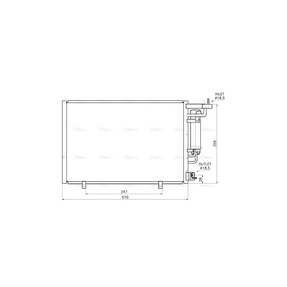 AC Condenser - AVA FD5707D