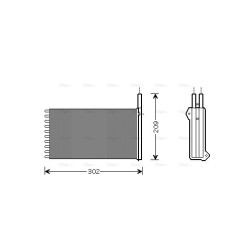 Heater Matrix - AVA FD6154