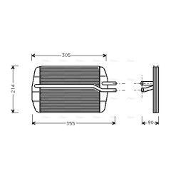 Heater Matrix - AVA FD6216