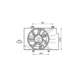 Radiator Fan - AVA FD7559