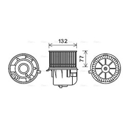 Heater Blower Motor - AVA FD8572