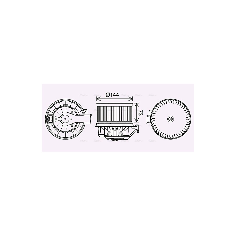 Heater Blower Motor - AVA FD8632
