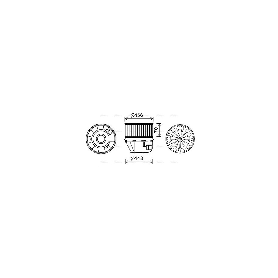 Heater Blower Motor - AVA FD8633
