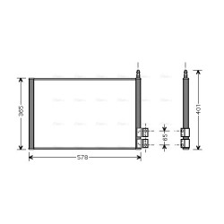 AC Condenser - AVA FDA5328