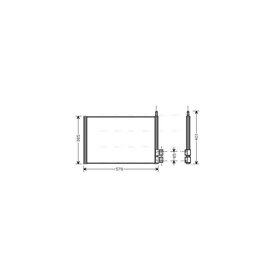 AC Condenser - AVA FDA5328