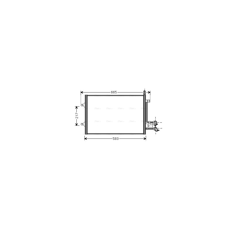 AC Condenser - AVA FDA5395