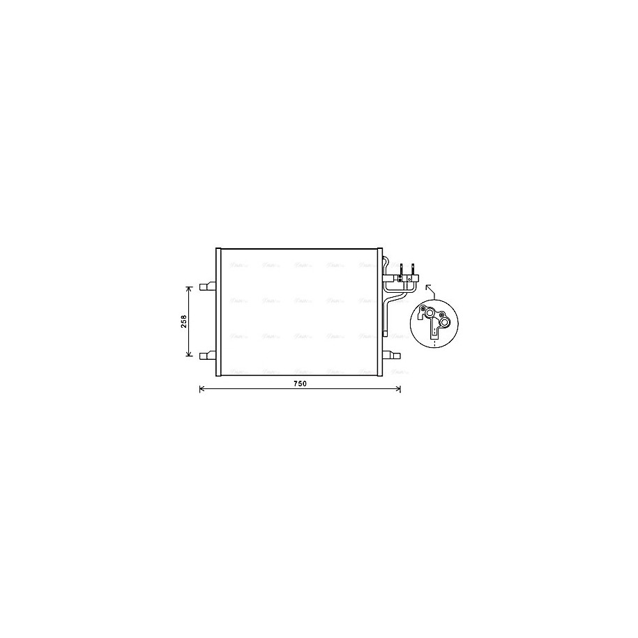 AC Condenser - AVA FDA5483