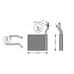 Heater Matrix - AVA FDA6364