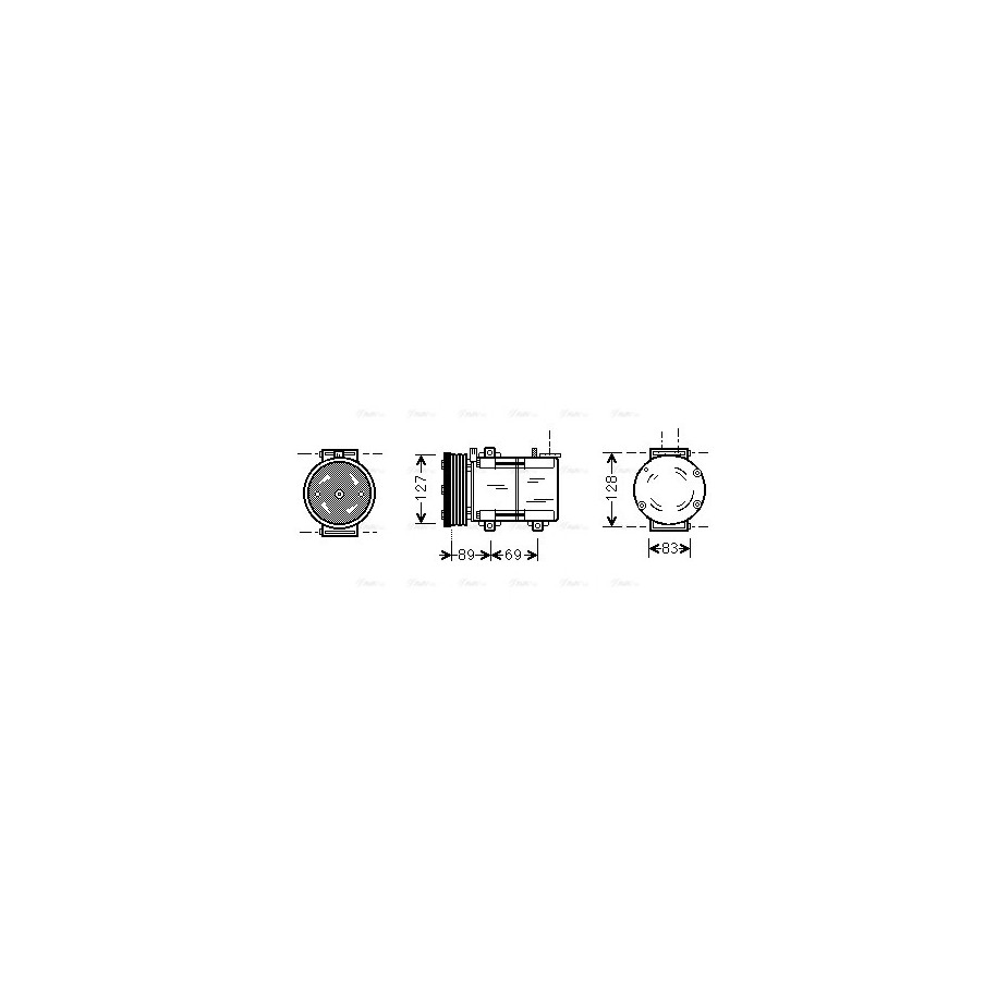 AC Compressor - AVA FDAK322