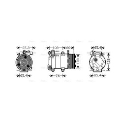 AC Compressor - AVA FDAK391