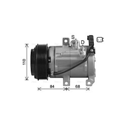 AC Compressor - AVA FDAK682