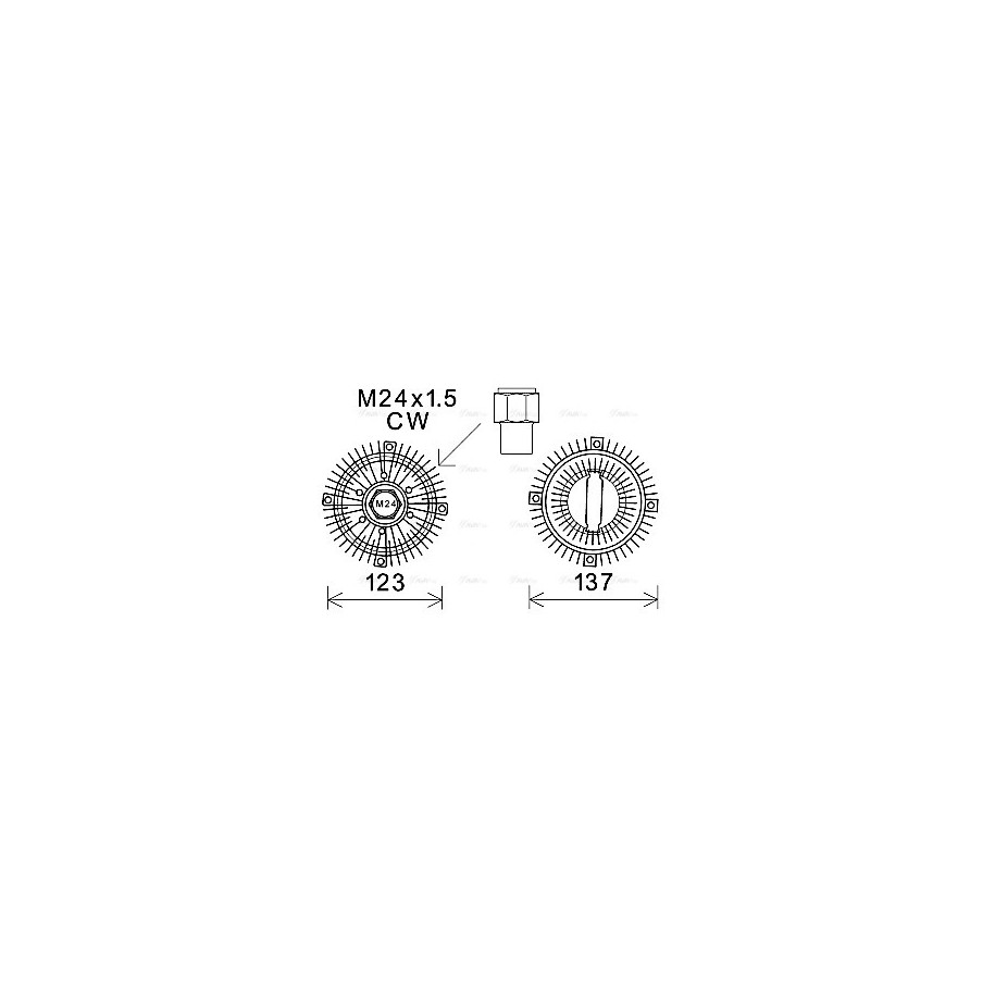 Fan Clutch - AVA FDC447
