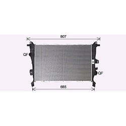 Radiator - Engine Cooling - AVA FT2466