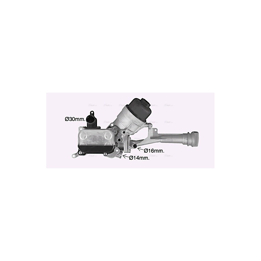 Engine Oil Cooler - AVA FT3478H